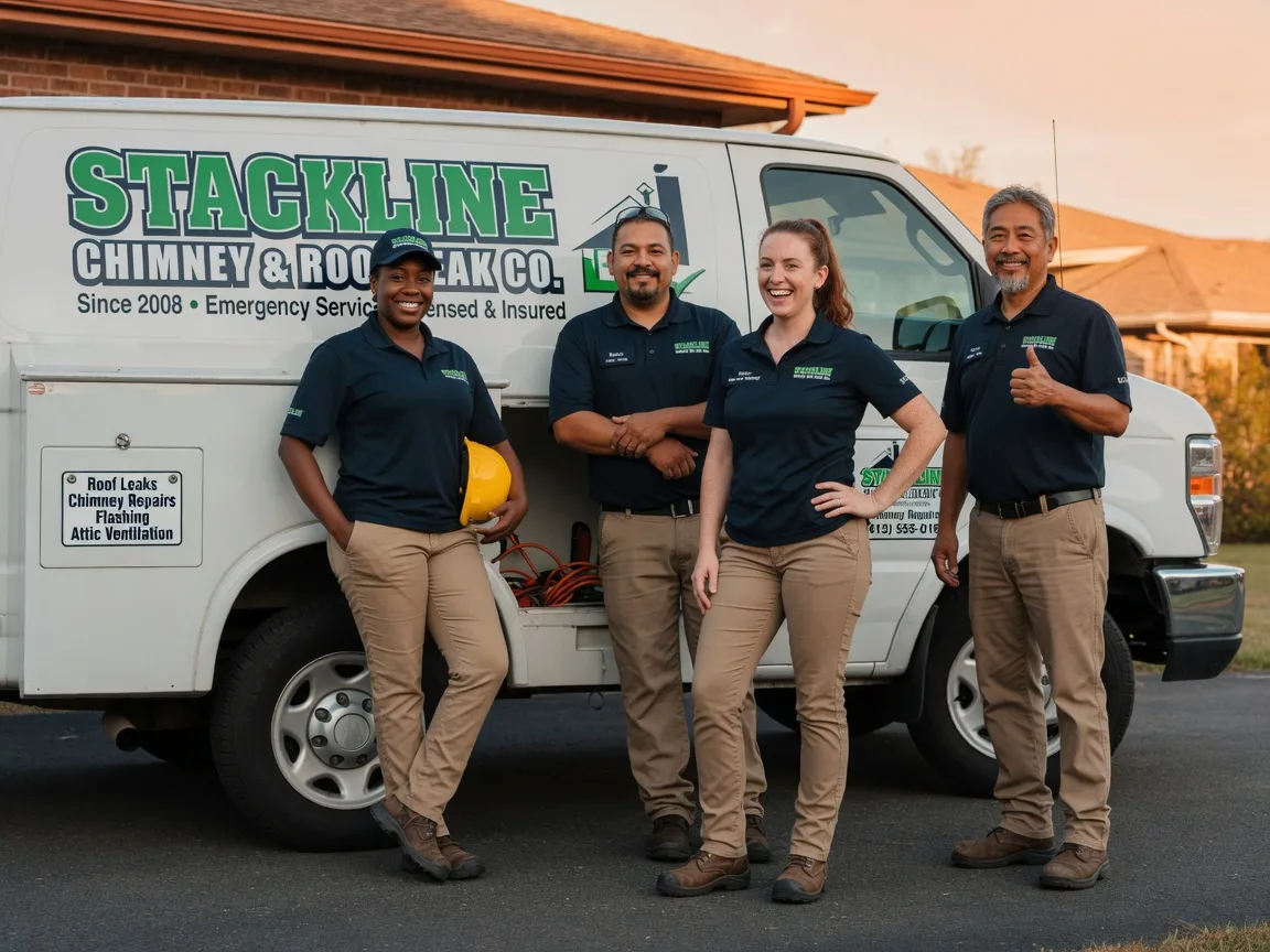 Chimney flashing repair company in Kinder, LA